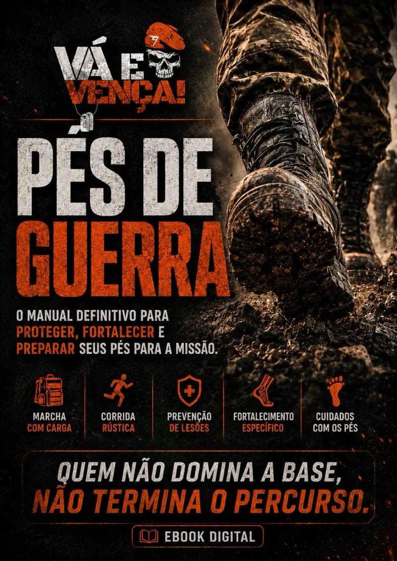Capa do e-book Pés de Guerra