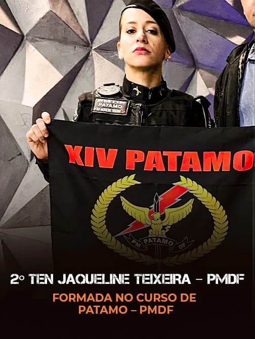 2° Ten Jaqueline Teixeira – PMDF, formada no Curso de PATAMO