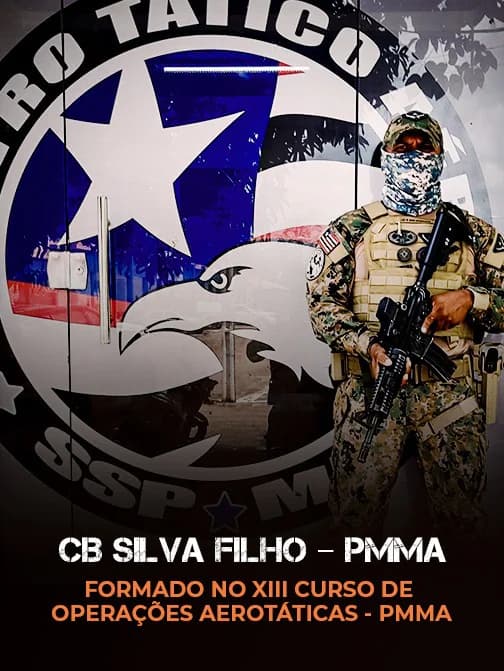 Cb Silva Filho – PMMA, formado no XIII Curso de Operações Aerotáticas